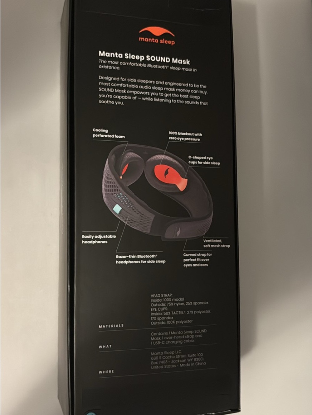 Manta SOUND Sleep Mask (Retail $159) - Picture 2 of 3